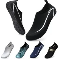 LuxusKollektion Wasserschuhe Badeschuhe Aquaschuhe 48 49 EU A Linie Schwarz Wasserschuh