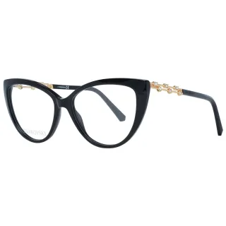 Swarovski Elegante Schwarze Katzenaugen Designer-Brille