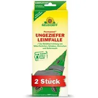 Neudorff Klebefalle Permanent UngezieferLeimFalle 2 Stk., Klebefallen Silberfische sicher für Kinder und Haustiere