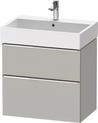 Duravit D-Neo Waschtischunterbau wandhängend Betongrau Matt 684x442x625 mm - DE4372010070000 DE4372010070000