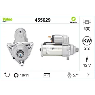 Valeo Anlasser 2,2 kW VW Transporter T4 2,4 D