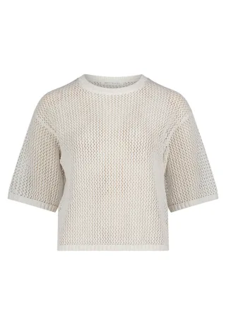 Betty & Co - Strickpullover weiß - Gr. - 34