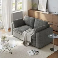 Woltu Sofa, für 2 Sitzer, Couch mit abnehmbarem Chenille-Bezug, 180x83x91 cm