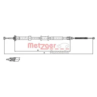 Metzger Handbremsseil hinten rechts Ford Ka 1,3