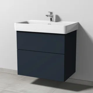Sanipa 3way Waschtischunterbau zu Laufen Pro S Waschtisch mit 2 Auszügen, Marine-Matt SP7681R