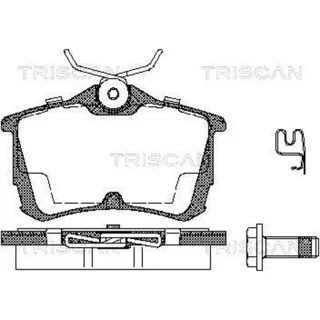Triscan Bremsbel?ge hinten Honda Accord 6 7