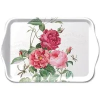 Ambiente Luxury Paper Products Tablett Dekotablett, Serviertablett, Planzen, Blumen, Tiere, Vogel, Melamin Amber Rosen Blumenmotiv, (1-tlg), Meer, Strand Sommer, Frühling, Herbst, Winter