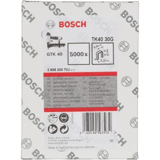 Bosch Schmalrückenklammer, 5,8 mm, 1,2 mm, verzinkt, 5000er-Pack - 2608200703