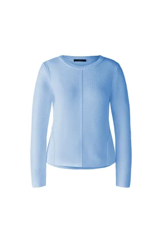 Oui - Pullover 100% Baumwolle bel air blue - Gr. - 44