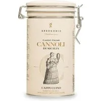 Greenomic Süßigkeit Cannoli Cappuccino sizilianisches Gebäck in Dose (200g)