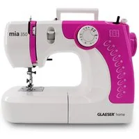 GLAESER home Nähmaschine GLAESERhome Nähmaschine mia350 pink, Anfänger Nähmaschine