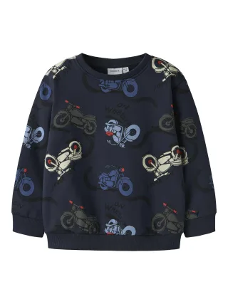 NAME IT - NMMBRETT LS NREG SWEAT UNB BOX navy blazer - Gr. - 110