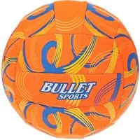Koopman Volleyball Beachvolleyball Spielball Neopren Strand (Stück, 1-St., Packung), Orange, Größe 5, Ø22cm, 230g, Robust