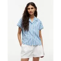 Tommy Hilfiger Kurzarmbluse SUMMER COTTON SS SHIRT Baumwollmischung