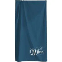 MTOnlinehandel Strandtuch "Fernweh" • Badetuch XXL • 100x200 cm • Schnelltrocknend, Baumwolle & Mikrofaser Mix (1-St), extra groß • weich & saugfähig