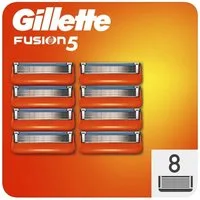 Gillette Rasierklingen Fusion 5 Klingen für eine gründliche Rasur 8er, 8-tlg., Edelstahl, rostfrei