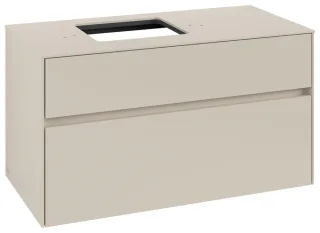 Villeroy & Boch Waschtischunterschrank Collaro C126B0 1000x548x500mm m. Bel. 2 Ausz. Waschtisch li C C126B0VN