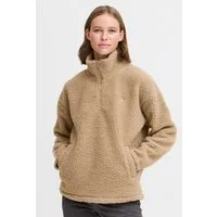 OXMO Fleecejacke OXTolirone Moderner Teddy-Sweater