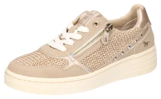 Mustang Shoes Sneaker, Plateausneaker, Schnürschuh mit Glitzernieten