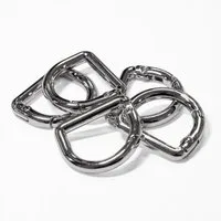 maDDma Karabiner Karabiner D-Ring 5 Stück Metall Rucksack Schlüsselring Taschen, (5 Stück, 5 St)