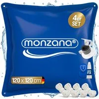 monzana Pool Poolkissen (5-tlg), 4x Poolkissen Winter XL Chlorbeständig Seil PVC Verstärktes Material