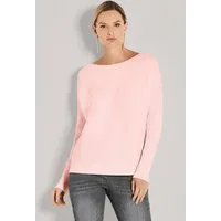 MADELEINE Strickpullover Lässiger Oversized-Pullover mit U-Boot-Ausschnitt Rippstrickpullover mit überschnittenen Schultern und Langarm