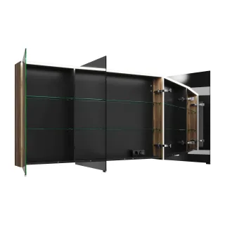 Burgbad Spiegelschrank Eqio 800x1400x170 Frassino Dekor Cappuccino, SPGT140RF3437 SPGT140RF3437