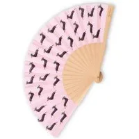 by Vivi Hundeleinen-Führungsstange Fächer - BAYRISCHER DACKEL - rosa