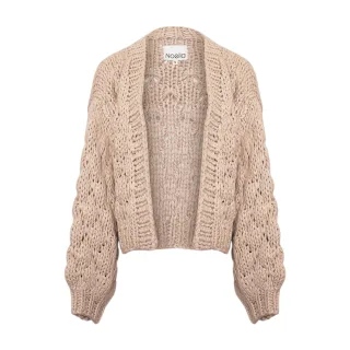 Karen Strickcardigan in Grau