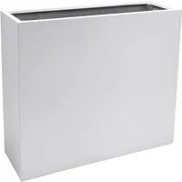 VIVANNO Pflanzkübel Fiberglas ELEMENTO Kasten - Weiß Matt (1 St), 88x30x75 cm