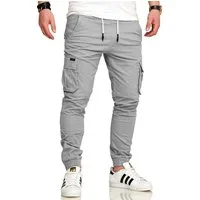 SOULSTAR Cargohose S2LOM Herren Chino Jogger Jeans Hose Stoffhose Freizeithose