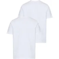 HUGO T-Shirt BLUE Naolo (Packung, 2-tlg) mit Markenlabel am Saum