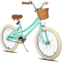 JOYSTAR Kinderfahrrad 12/14/16/18/20 Mädchenfahrrad für 2-13 Jahre alte Kinder, 12" 14" 16" Kinderfahrrad mit Stützrädern & Korb, 20 Zoll mit Ständer