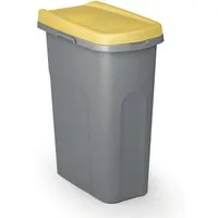 Casaria Mülleimer, Küche mit Deckel 25L Geruchsdicht Müllbeutelhalterung Abfalleimer