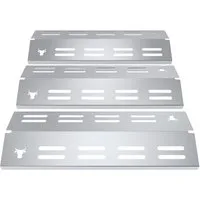 tuning-art Grillerweiterung GA37 Brennerabdeckung Set Edelstahl für Enders San Diego 3