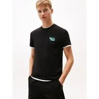 Tommy Jeans T-Shirt TJM SLIM STACK LOGO TEE EXT Mit Rundhalsausschnitt