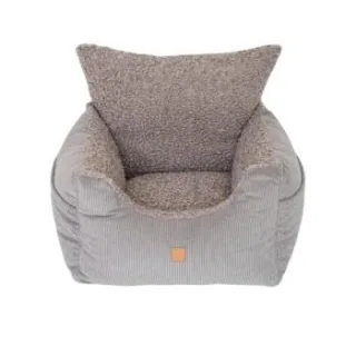 PET & Co. Pet & Co Hunde Autositz Harry Luxus grau/ grau