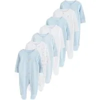 Next Schlafoverall 7er-Pack Baby-Schlafanzüge, Bär (7-tlg)