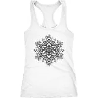 Neverless Tanktop Damen Tank-Top Mandala Ornament Bohemian Boho Ethno Racerback