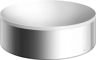 Hansgrohe Aufsatzwaschtisch AXOR Suite Basins&Bathtubs 300mm o.Hl.u.Ül weiss/chrom, 42000000 42000000