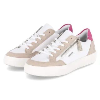 Remonte Low Sneaker - Gr. 39 - Weiß - Glattleder