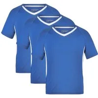 James & Nicholson Funktionsshirt 3er-Pack Funktionelles Teamshirt für Kinder Team-T Junior JN337K (Spar-Set, 3er-Pack) Atmungsaktiv, feuchtigkeitsregulierend und schnell trocknend