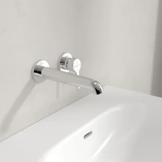 Villeroy und Boch Skyla Waschtischarmatur TVW11600100061 ohne Ablaufgarnitur, Chrom