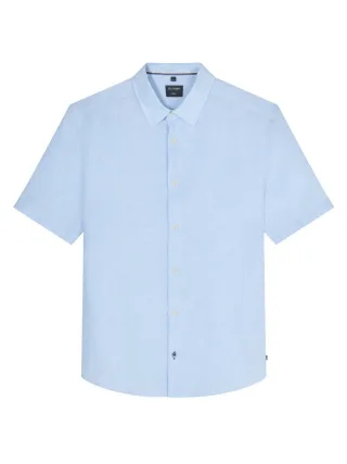 OLYMP - Regular Fit: Freizeithemd blau - Gr. - M