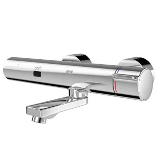 KWC Aquarotter Wandbatterie, F5, elek., Thermostat, Schwenkausl., 200 mm, C-Modul, Batterie, 3600008 3600008356