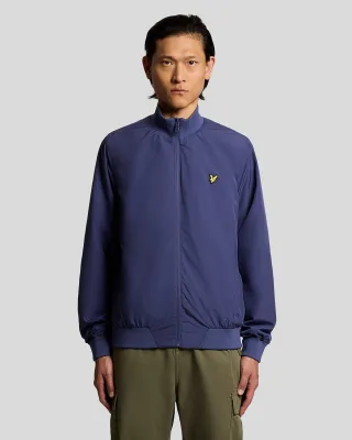 Funnel-Neck Shell-Jacke