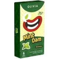 Olivia Kondome Olivia Dams, aromatisierte Lecktücker für hygienischen Oralverkehr Variante: Mint, 6 St., farbige Lecktücher mit Aroma - grün mit Pfefferminz-Duft