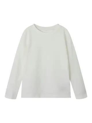 NAME IT - NMFVIBBI LS TOP NOOS Cloud Dancer - Gr. - 122/128