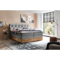 Belanoti Boxspringbett Marbo (Unterbox, Matratze, Topper), 180x200 cm, mit Bettkasten, Visco-Topper, H2/H3 wendbar, 7-Zonen-TFK