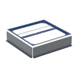 Geberit Duofix Installationsrahmen 551511001 90 x 90 cm, für Duschfläche bis 100cm, für 5 Füße
